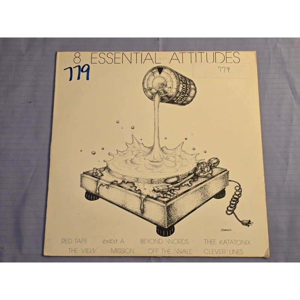 8 Essential Attitudes Vinyl LP (1985) - Rare Baltimore Independent Compilation -